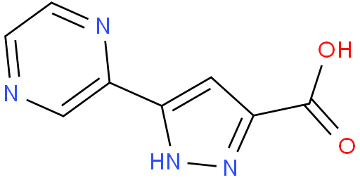 5-(吡嗪-2-基)-1H-吡唑-3-羧酸