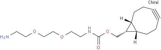 rel-((1R,8S,9s)-Bicyclo[6.1.0]non-4-yn-9-yl)methyl (2-(2-(2-aminoethoxy)ethoxy)ethyl)carbamate