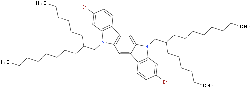 3,9-二溴-5,11-双(2-己基癸基)-5,11-二氢吲哚[3,2-B]咔唑