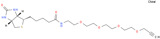 5-((3aS,4S,6aR)-2-氧代六氢-1H-噻吩并[3,4-d]咪唑-4-基)-N-(3,6,9,12-四氧杂十五烷-14-炔-1-基)戊酰胺