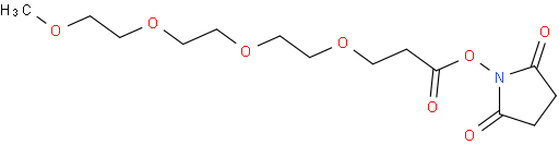 2,5-二氧代吡咯烷-1-基 2,5,8,11-四氧杂十四烷-14-酸酯