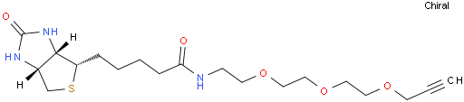 5-((3AS,4S,6AR)-2-氧代六氢-1H-噻吩并[3,4-D]咪唑-4-基)-N-(2-(2-(2-(丙-2-炔-1-基氧基)乙氧基)乙氧基)乙基)戊酰胺
