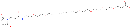 1-(2,5-Dioxo-2,5-dihydro-1H-pyrrol-1-yl)-3-oxo-7,10,13,16,19,22,25,28-octaoxa-4-azahentriacontan-31-oic acid