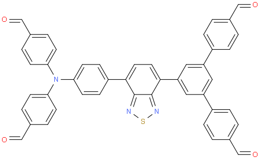 5'-(7-(4-(bis(4-formylphenyl)amino)phenyl)benzo[c][1,2,5]thiadiazol-4-yl)-[1,1':3',1''-terphenyl]-4,4''-dicarbaldehyde