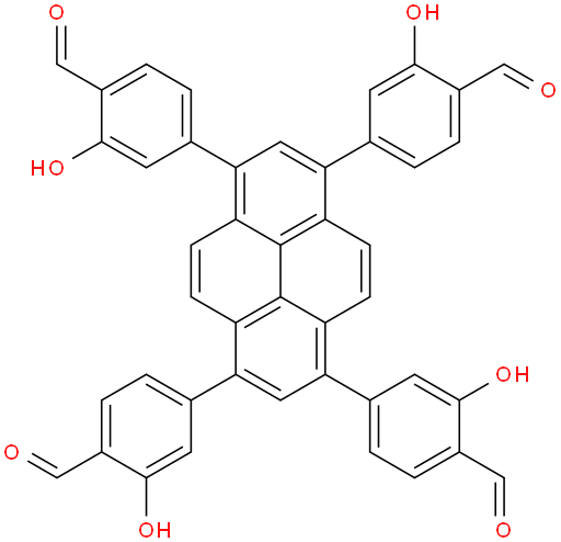 4,4',4'',4'''-(pyrene-1,3,6,8-tetrayl)tetrakis(2-hydroxybenzaldehyde)