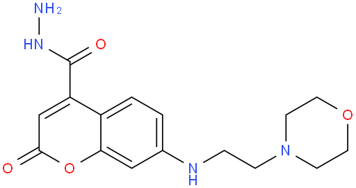 7-((2-morpholinoethyl)amino)-2-oxo-2H-chromene-4-carbohydrazide