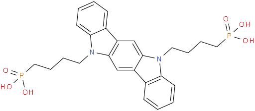 (indolo[3,2-b]carbazole-5,11-diylbis(butane-4,1-diyl))bis(phosphonic acid)