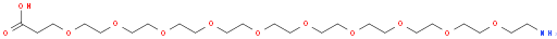 1-Amino-3,6,9,12,15,18,21,24,27,30-decaoxatritriacontan-33-oic acid