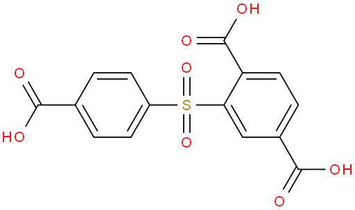 2-[(4-Carboxyphenyl)sulfonyl]terephthalic acid