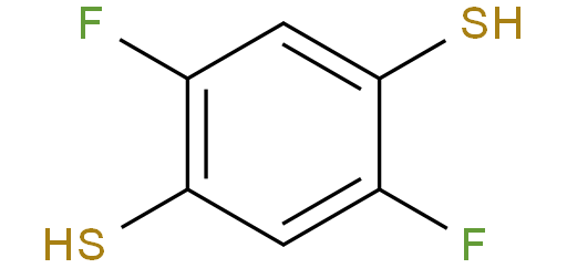 2,5-difluorobenzene-1,4-dithiol